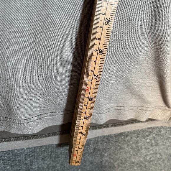 Travis Mathew Shirt Mens Large Gray Polo Shirt Stretch Short Sleeve Golf - Picture 7 of 10